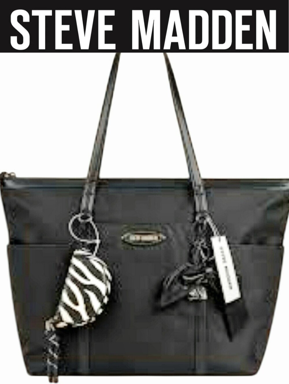 Steve Madden BFlora Tote Bag- Black